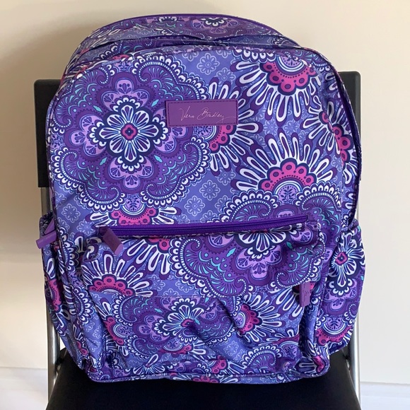 vera bradley canvas backpack